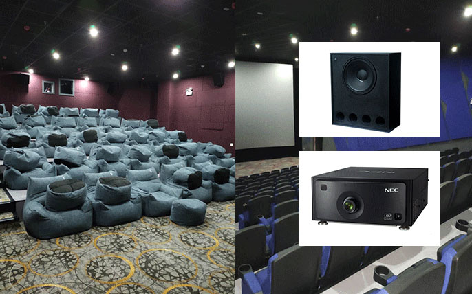 Tengyi Multifunctional Studio Projector NEC-NP-NC1205L-A+_in-one and surround speaker MKG818B in Luoyang City, Henan Province